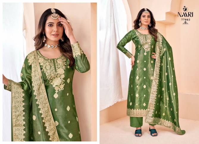Bloom 2 By Naari Jacquard Designer Salwar Kameez Wholesale Clothing Suppliers In India
